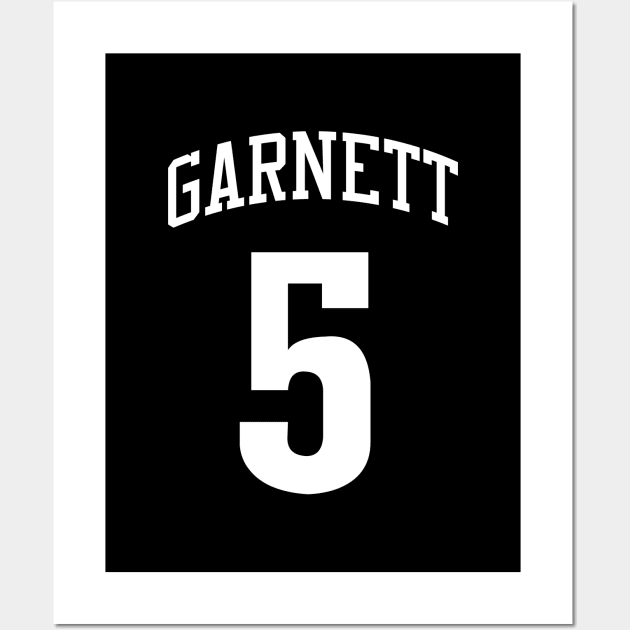 Kevin Garnett - Jersey Wall Art by Cabello's